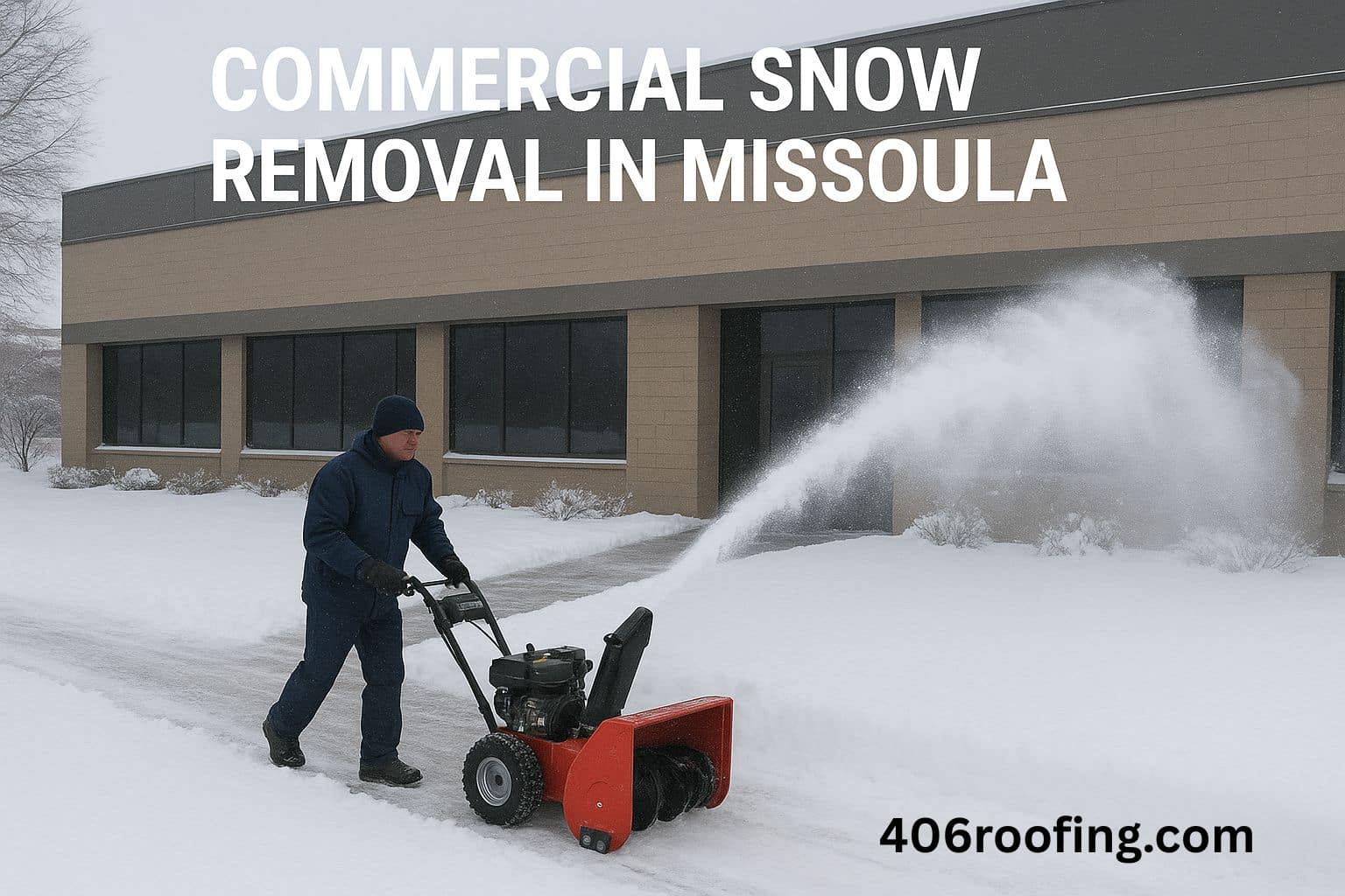 commercial snow removal service in montana