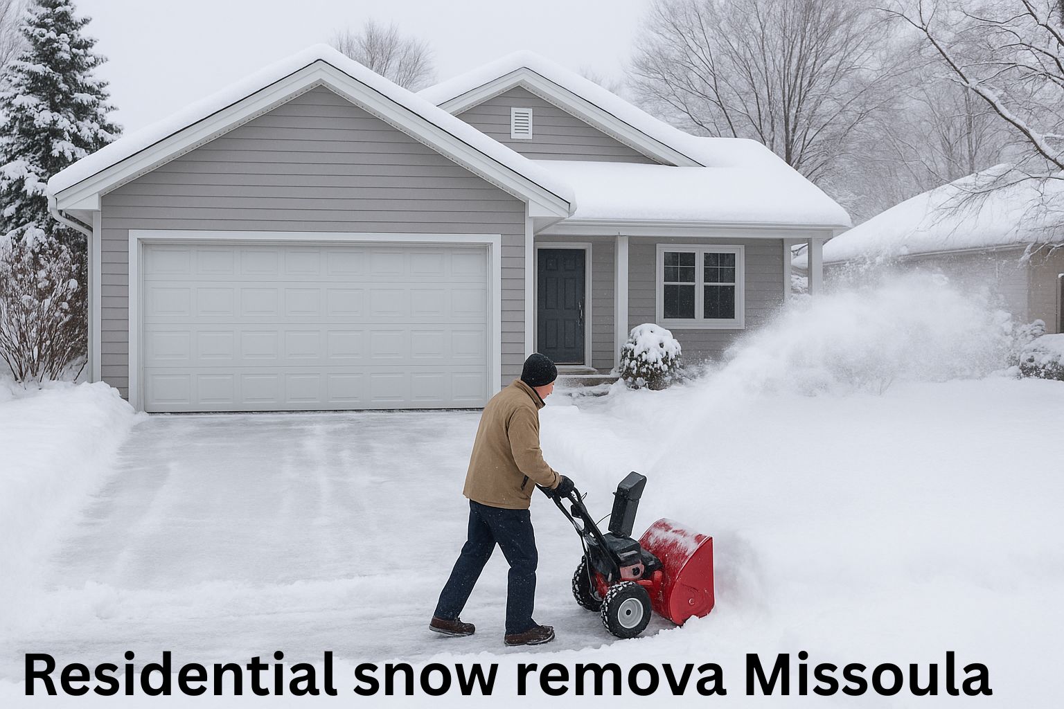 residential snow removal missoula
