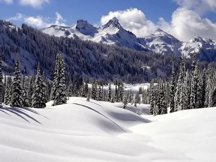 snow in helena mt.