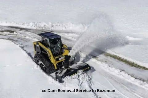 Ice dam removal Bozeman